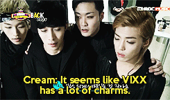 hi-yeum-bye-yeum:  M.I.B and Mr.Mr choosing VIXX as the attractive male idol group ~(•ε • ~) | subs © 