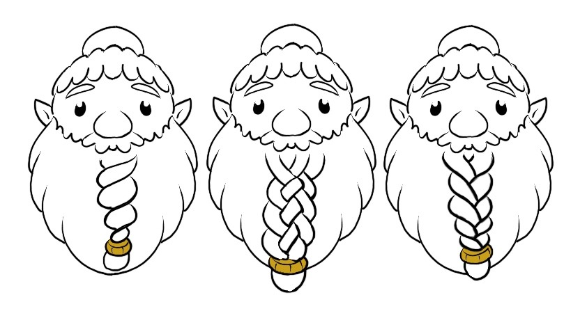 dwarf braided beard