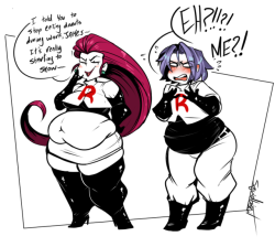 squidbiscuit: Lotsa requests for chubby James….couldn’t make myself do it without including Jessie tho…