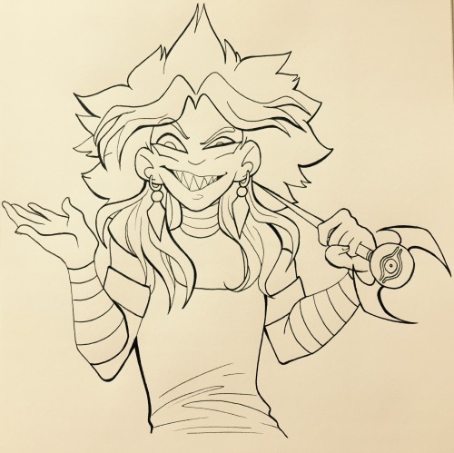 ymariks:  lazy doodle   maybe i’ll color this in maybe i won’t who knows cause i sure as hell dont 