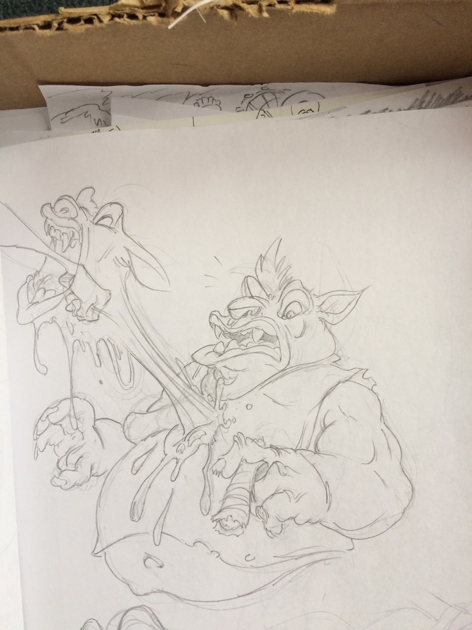 Some very VERY old sketches I found while clearing out old sketchbooks part 1