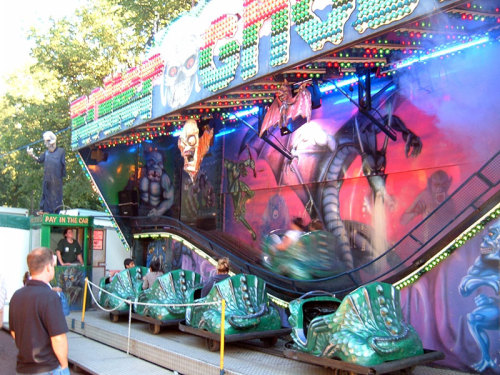 crylie:Various Carnival “Haunted Fun Houses”