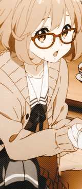 hanae-ichihara:    hanae-ichihara: ↳ Saturday Challenge    ✖ 15 Days of Kyoukai no Kanata - DAY 13: Character with your favorite voice / seiyuu 