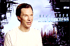 benedictdaily:  &ldquo;He can’t stop talking once he opens his mouth. It was so cute he sometimes had to stop and remind himself out loud to keep his answers short.” (x) 