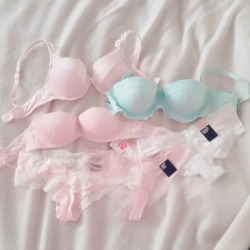 Angelicvirgin:  Cute Bras I Got From H&Amp;Amp;M 