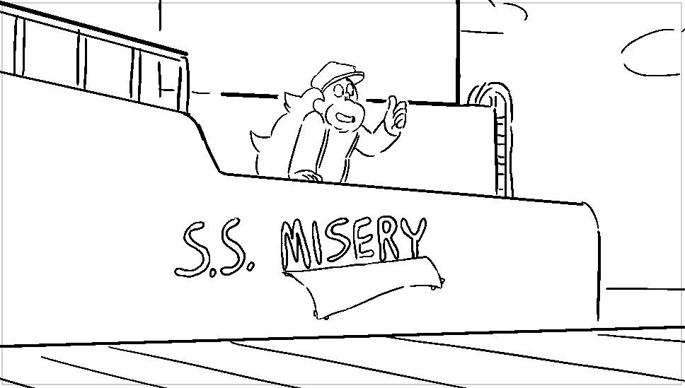 ghostdigits:  Here are some boards from act one of “Alone at Sea”. So much work