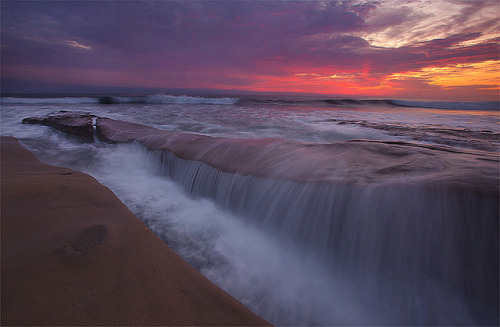 Sunset San Diego Coast - La Jolla, California by Lightvision [光視覺] on Flickr.