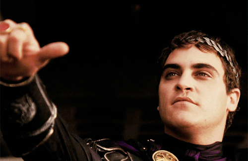 Joaquin Phoenix As Lucius Aurelius Commodus, Gladiator (2000) Dir. Ridley Scott