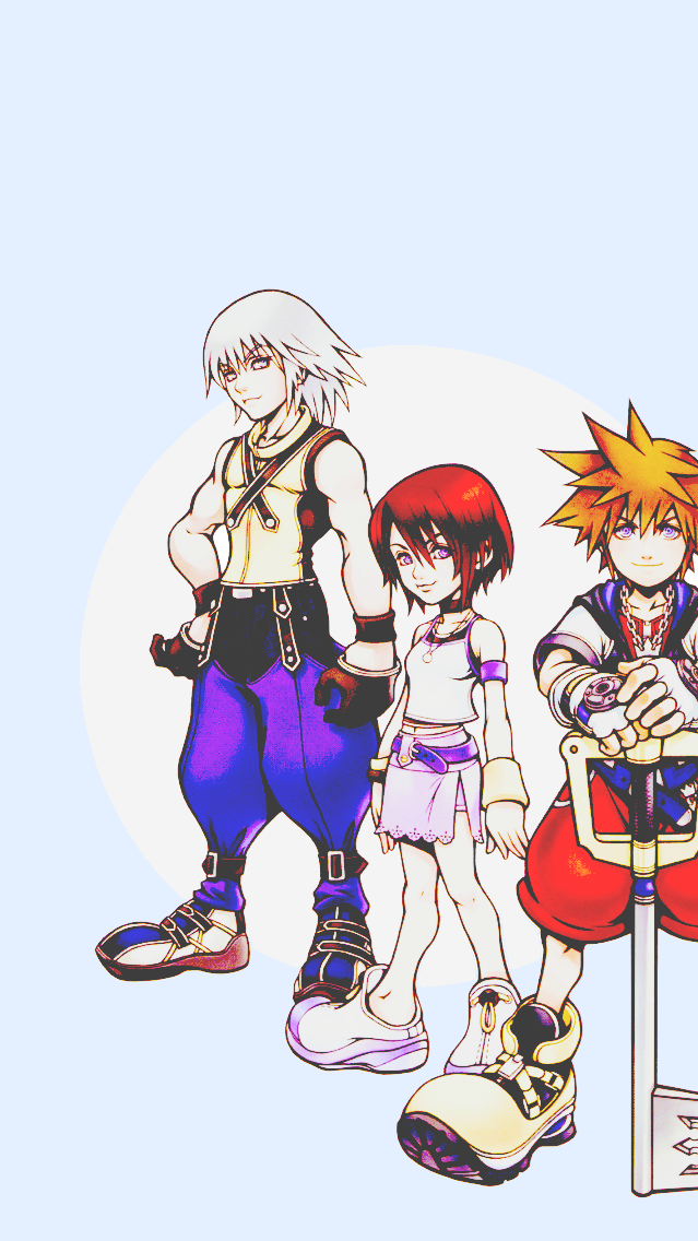 marluxiah:  kingdom hearts trios wallpapers for dianakingdomhearts! (640x1136) 