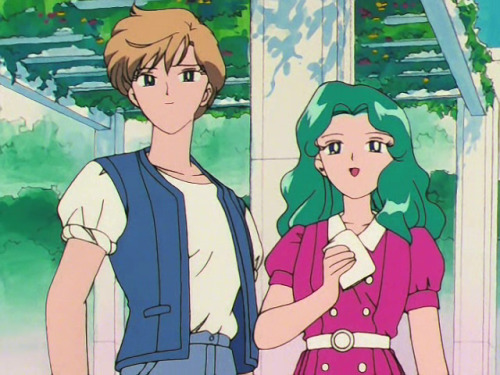 sailorcivilian: Ep 101 Haruka wears this outfit again in ep 102Michiru wears this outfit again in e