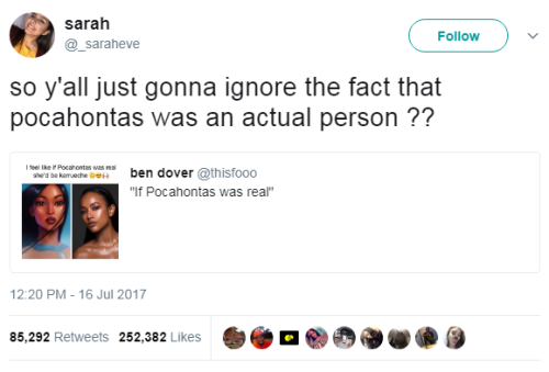 lagonegirl:  “If Pocahontas was real” porn pictures