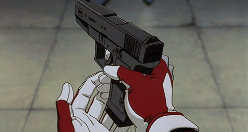 Multi Couleur Revy Two Hands Black Lagoon Gif Animation