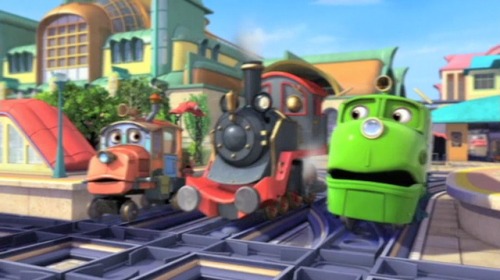 apparently Hoot (the blue twin) is red-green colorblind and this has resulted in Wilson being painte