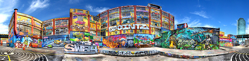 bobbycaputo:  Chasing 5 Pointz Creating a large format panoramic photograph of the