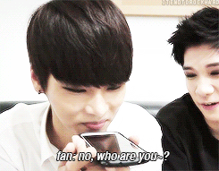 jaehwany:  n pretends to be leo in a phonecall with a starlight but...     