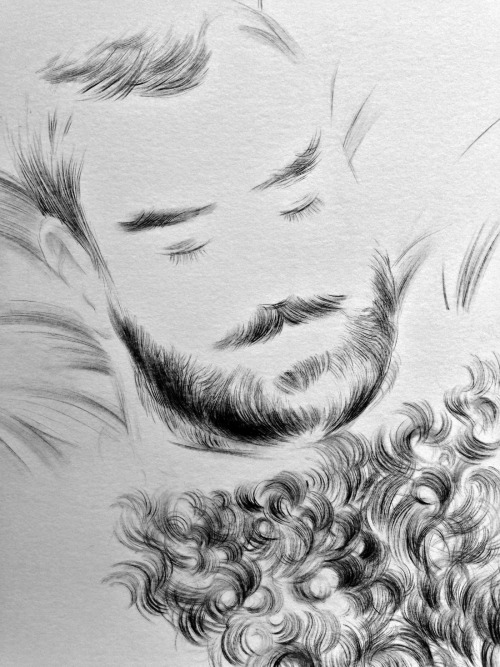 thedailydrawingproject:  Ourson dormant, mardi 24 septembre2013 / marqueurby Olivier Flandrois - The daily drawing project 