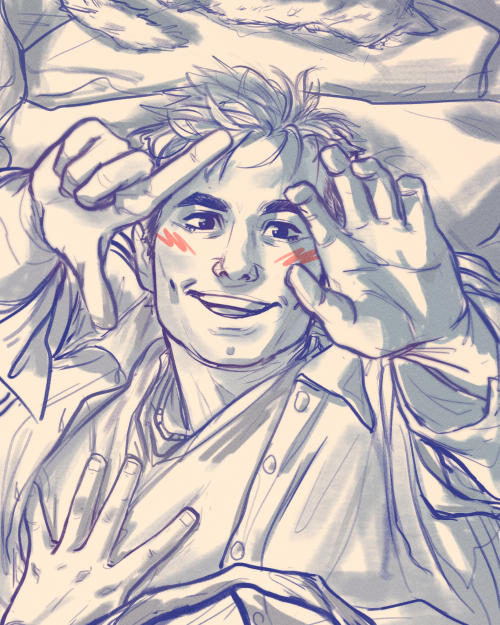 More Adam Doodles! I Promise I Draw More Than Just Him But He's Just My Absolute Favorite Guy :)))