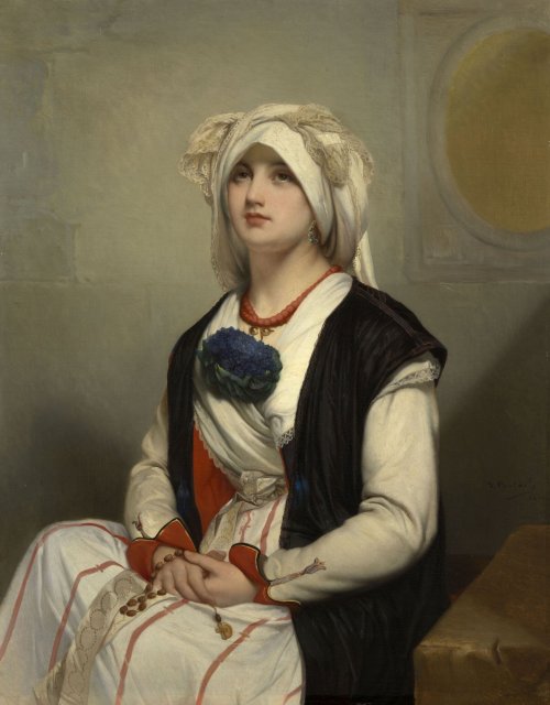 Jean-François Portaels - A Sicilian woman (1861)