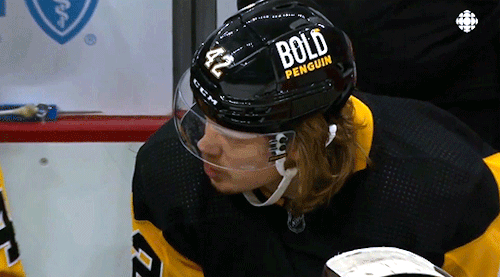 Kappy on the bench after taking an ouchy spill 