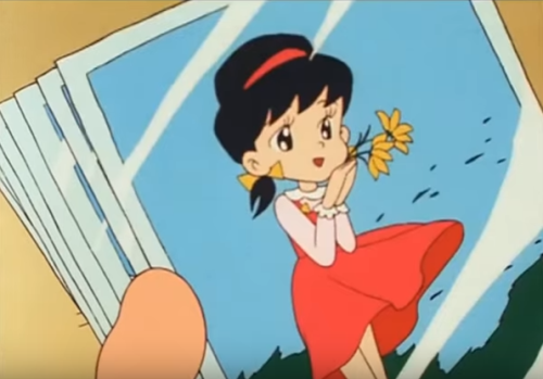 relatablepicturesoftotoko:Young totoko just gave these photos of herself to chibita to cheer him upB
