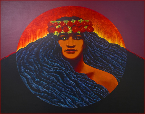 Pele is the Hawaiian goddess of fire and volcanoes. She was thought to live in the crater of the Kil