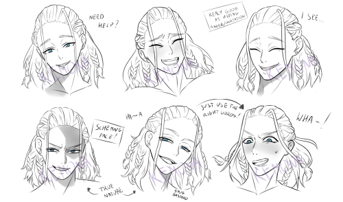gapkemoe:Expressions examples for Uta’oloa! Inspired by twst fan book