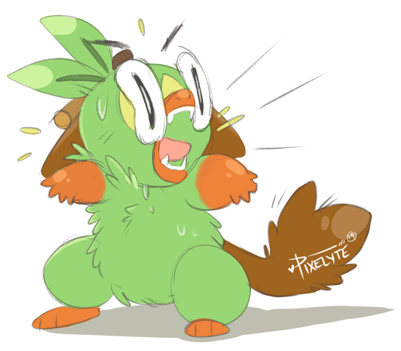 pixelyteart:  The Gangs All HereDrew some good old pokemon starters With a bonus