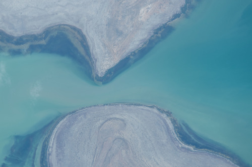 ISS photograph of the Aral Sea.Photo credit: NASA