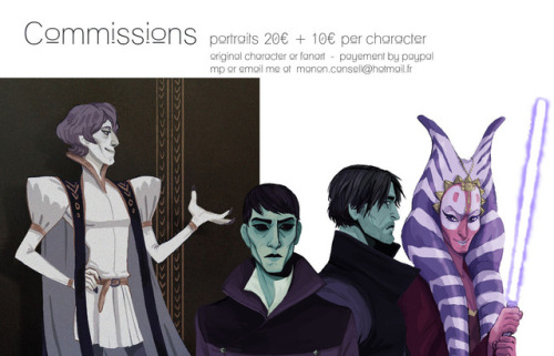 surikane:I’m opening commissions again guys! =D contact me at manon.cansell@hotmail.fr or by m
