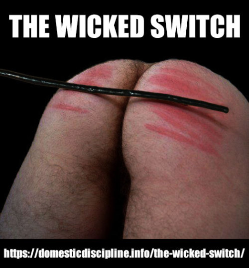 The Wicked Switch - The most feared implement in our house.https://domesticdiscipline.info/the-wicke