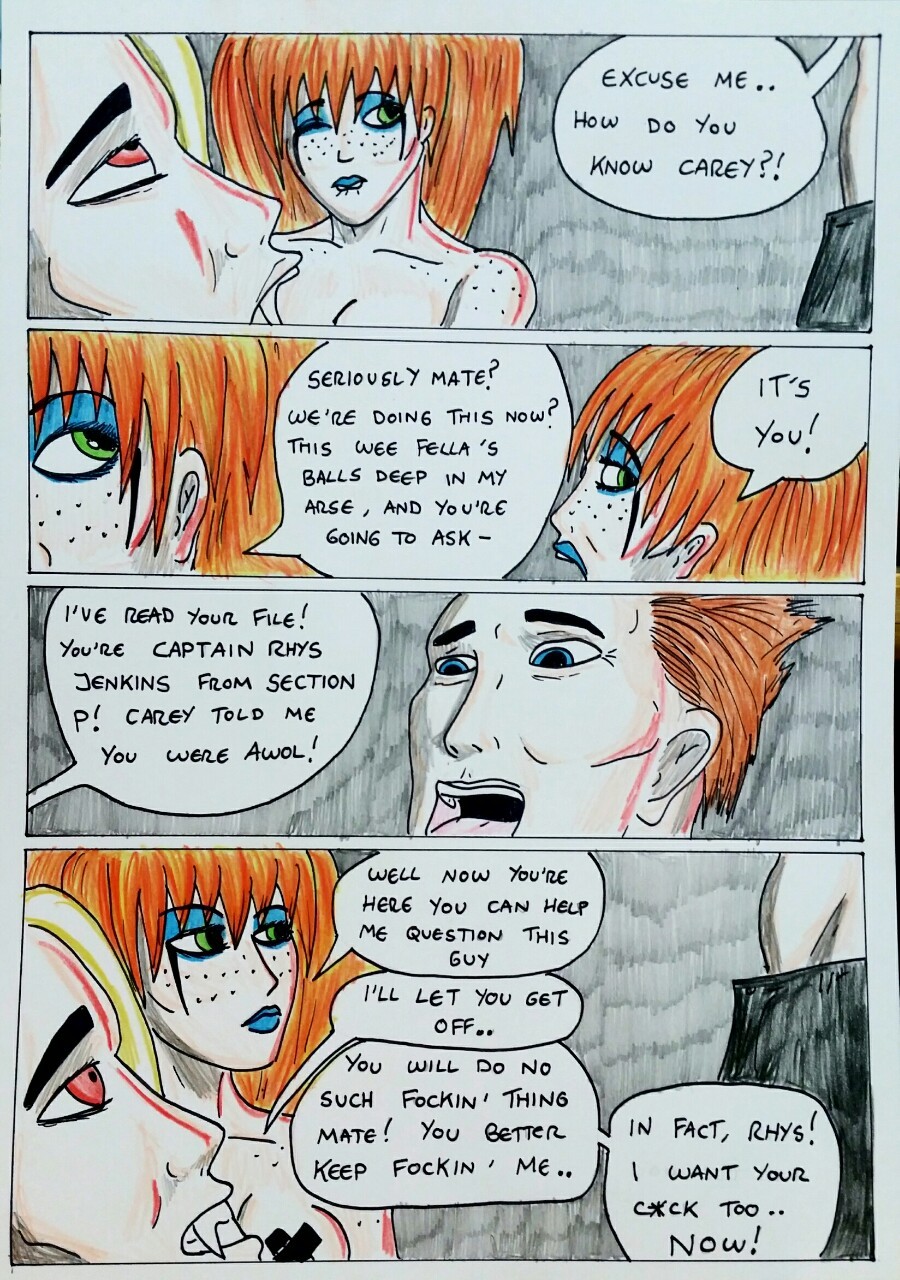 Kate Five vs Symbiote comic Page 152  She&rsquo;s hungry for cock!!  Captain