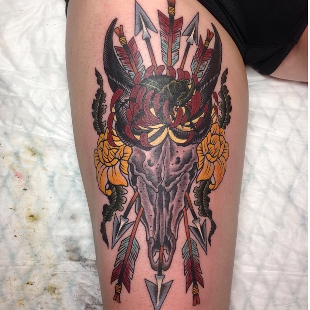 Thanks @kris_roberts for this beautiful new edition to my leg. Truly beautiful.