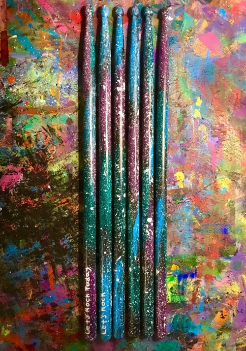Get your own Custom painted drumsticks at Etsy.com/Shop/TuffTiffArt