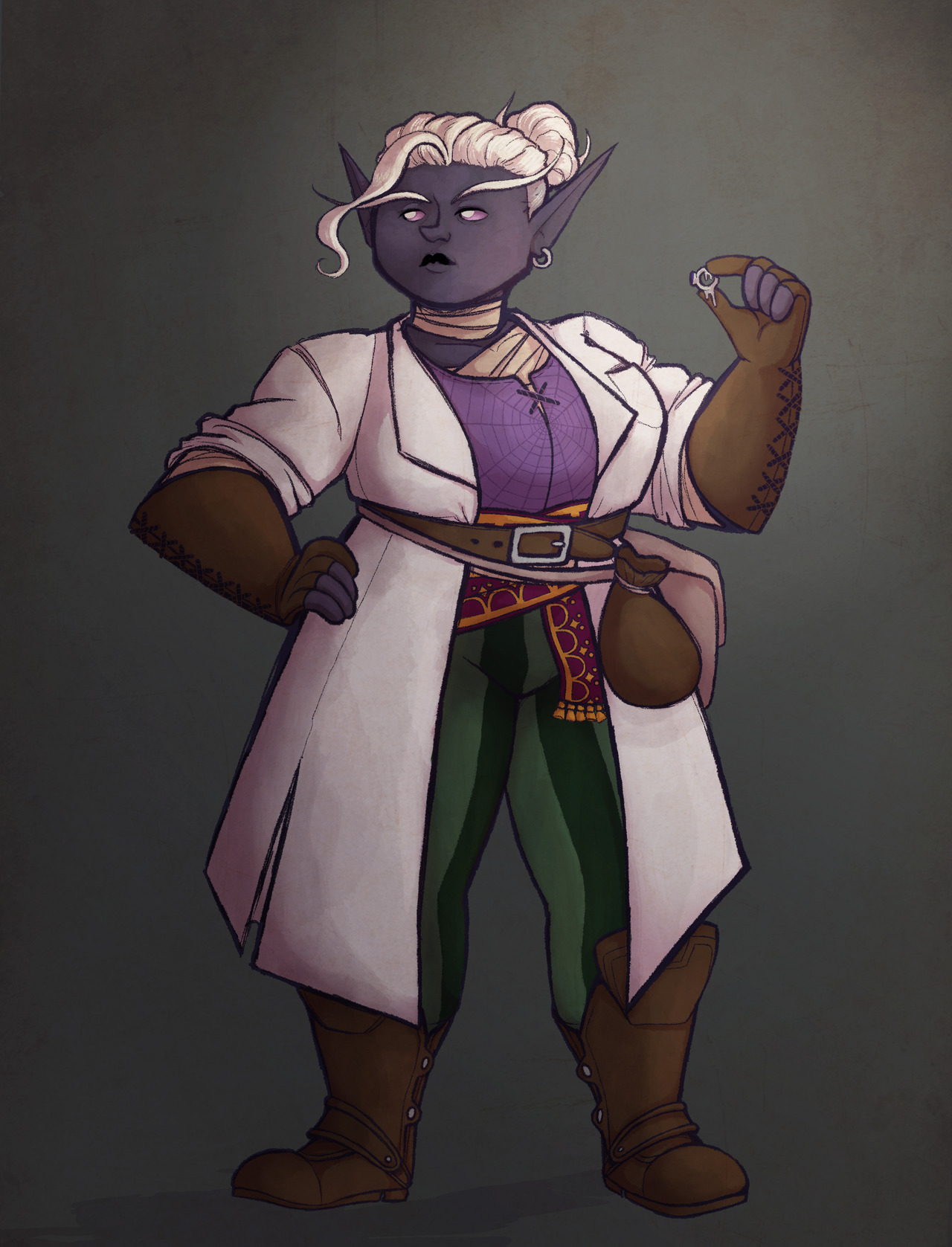 Dnd character Illiam’s outfit before the big fish fight.  Lasted about four sessions