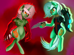 My rendition of a fan art a i received from Mirage loooooong ago! (god his lyra is a cutie!)