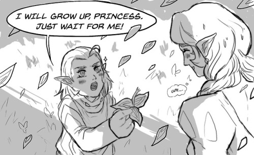 The first part of a mini comic (Lotura x Merupuri Crossover in the first panel) 