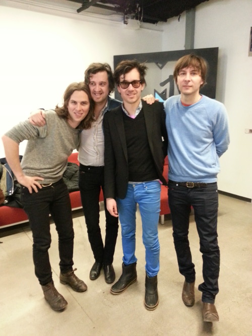 mtvnews:Merci, Phoenix! The band stopped by the MTV Newsroom to discuss their new album and video.