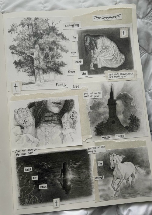 A Family Tree Inspired Sketchbook Page