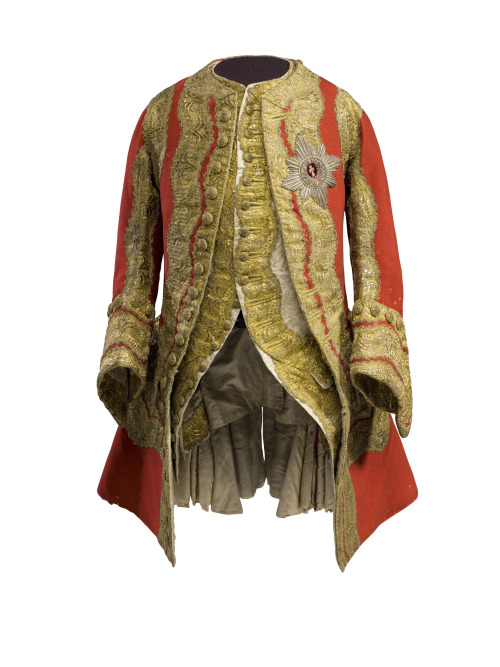 Uniform of Frederick V of Denmark ca. 1750From the Royal Danish Collection