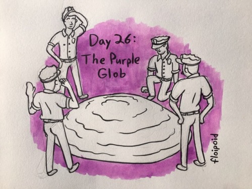 Inktober Day 26: The Purple Glob