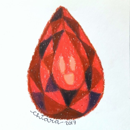 Some time ago, I took part in @heatherfranzen‘s challenge to draw one gem inspired drawing every day