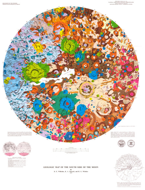 jesuisperdu:  reginasworld:  Images from the Geologic Atlas of the Moon  art i wish i made
