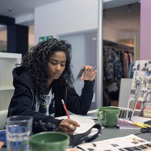 vashtie:#FBF to 2014 designing my #pumaxvashtie @violettenewyork collection in London with the @puma