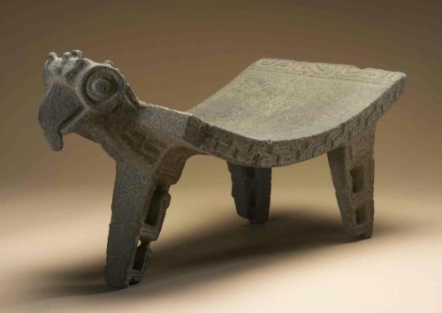 theancientwayoflife:~Metate with Bird Head.Costa Rica, Guanacaste-Nicoya, 300-700Basalt