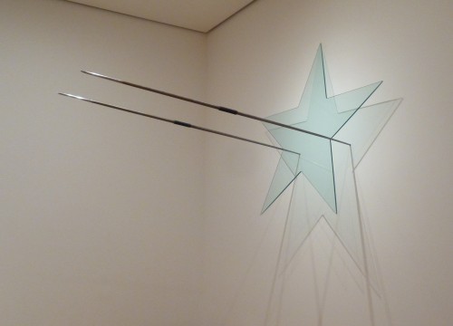 rzmryn: Gilberto Zorio, Crystal Star with Javelins, 1977, glass and steel