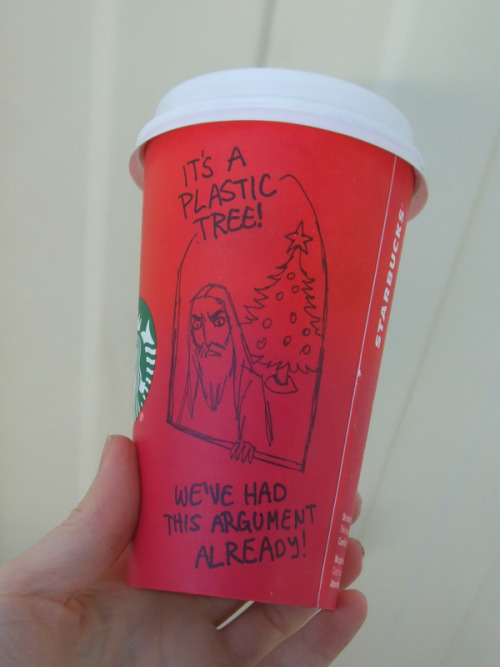 snartha:  Gosh I love these LOTR-themed Starbucks porn pictures