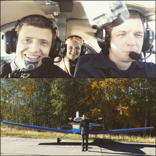 That was our yesterday✈️ #airplane #kronshtadt #aviators #спб #питер #saintpetersburg #кронштадт #ав