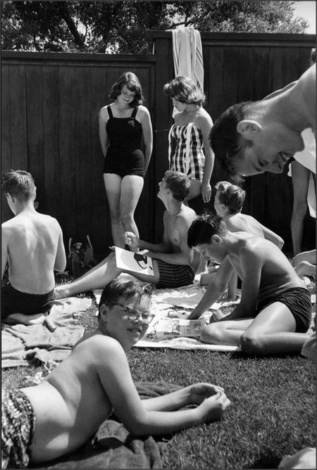 Teenagers in summertime, 1957Wayne Miller