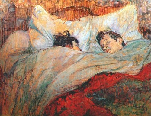 :In Bed (1893) by Henri de Toulouse-Lautrec