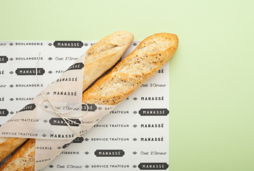 Branding for  a bakery in Mexico offering traditional French goods, designed by local firm Menta